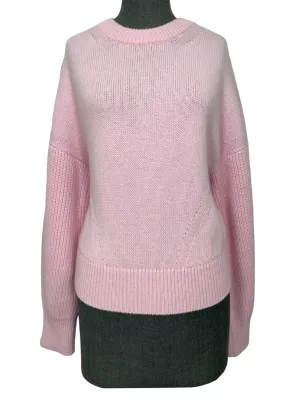 Alexander McQueen Cropped Wool Crewneck Sweater Size L NEW