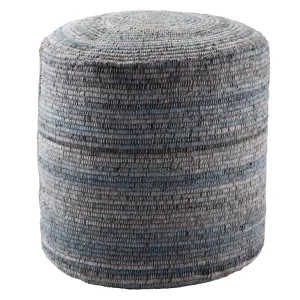 Amarillo AMR01 Navy/Grey Pouf