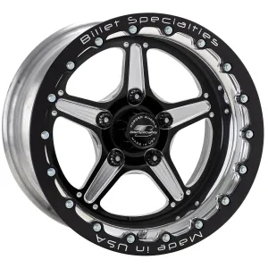 Billet Specialties Street Lite Black Single Beadlock Wheels BRSB23512L6145