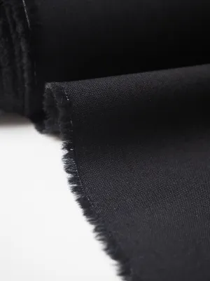 Black Mediumweight Wool