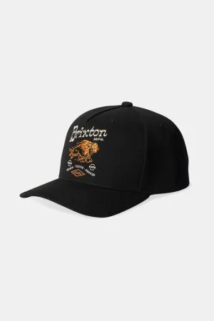 Brixton Charging Buffalo Netplus Snapback - BLACK