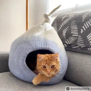 Cat Cave - Pod Blue Ombre