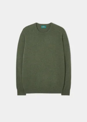 Dorset Men's Lambswool Jumper in Rosemary - Classic Fit