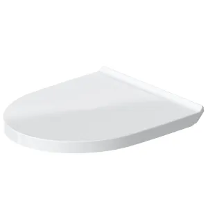 Duravit 0020790000 No.1 Slow-Close Toilet Seat with Cover for 256209 and 218209 Toilets