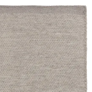 Kolong Wool Rug [Stone grey melange/Off-white]