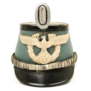 Original German WWII Metropolitan Police Officer Shako by Erel