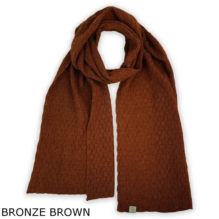 Otto & Spike Willow Scarf - Bronze Brown