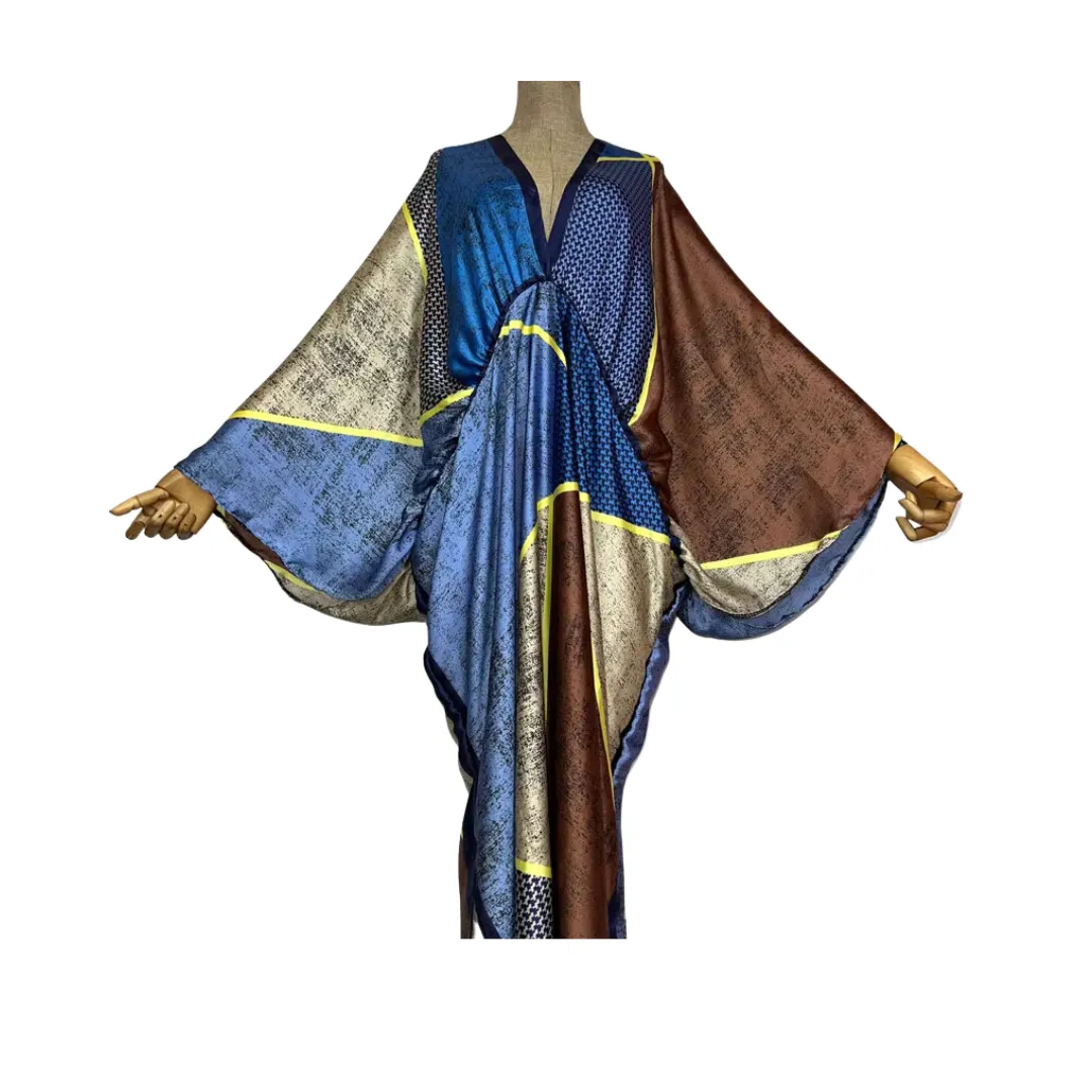 Pre Order:  Chic V-neck Kaftan Dress - WINI