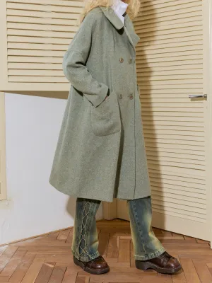 Retro simple containing wool tweed jacket【s0000004339】