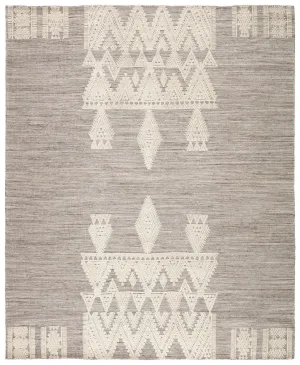 Rize RIZ09 Gray/Ivory Rug