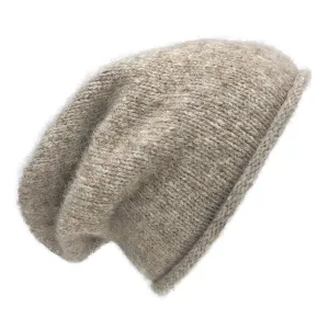 SLATE   SALT - Beige Essential Knit Alpaca Beanie