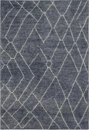 Tangier RG192 3259 Spartel Blue Steel Rug