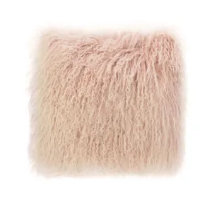 Tibetan Fur Cushions | Rose Water | Assorted Sizes