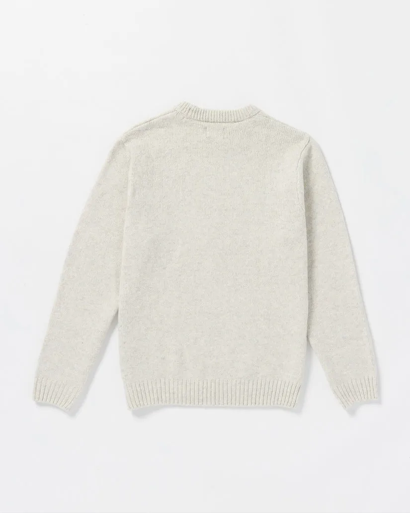 Volcom Edmonder II Sweater - DIRTY WHITE