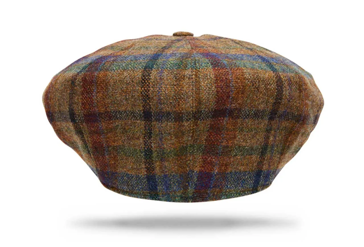 Wool Plaid Apple Jack - Brown Green